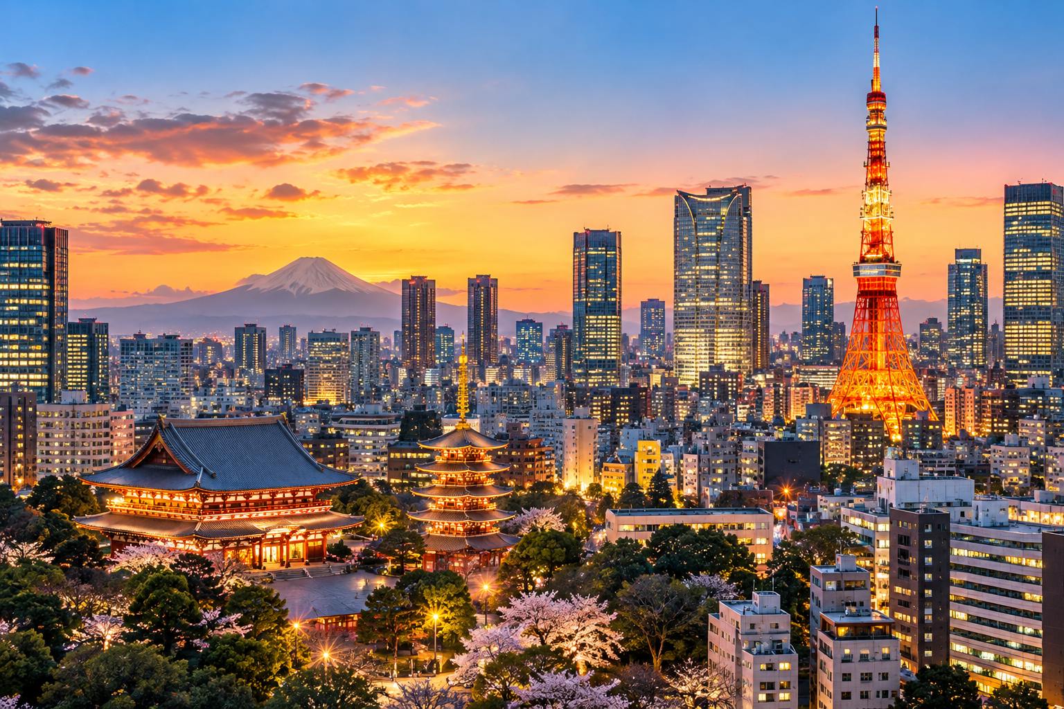 Tokyo — city skyline at night