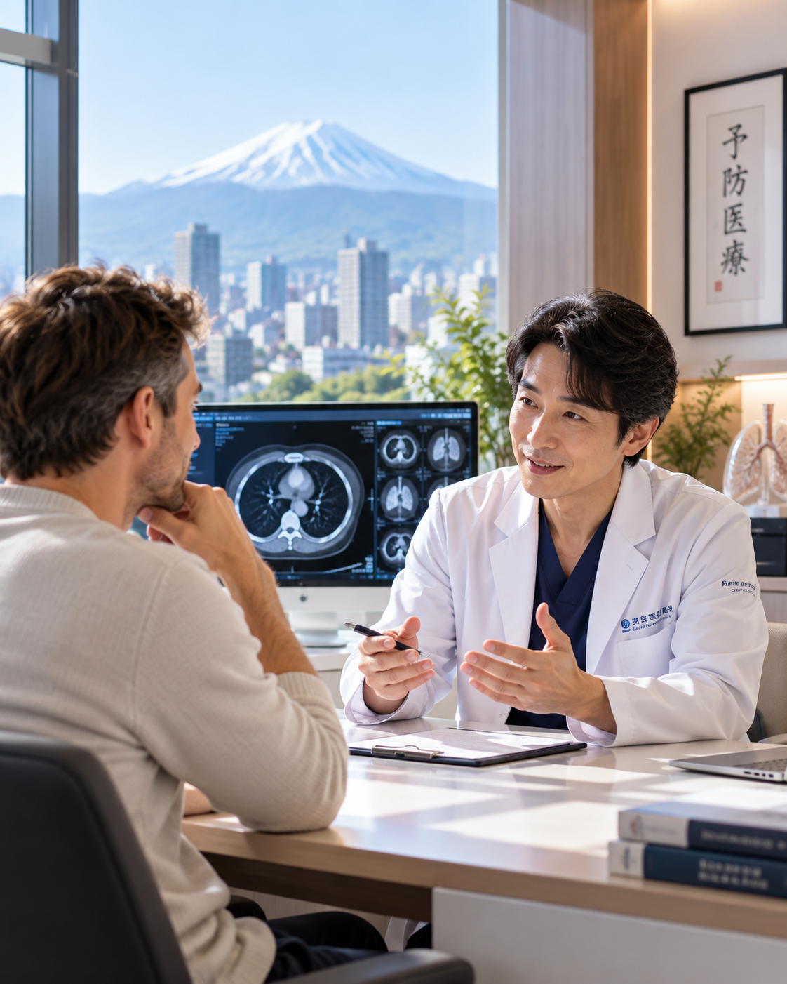 Doctor consulting patient — specialist consultations