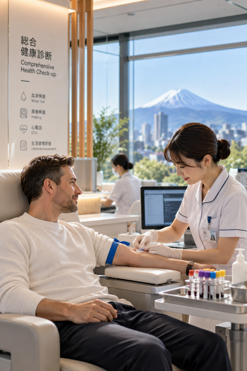 Medical examination room — diagnostics and health screening