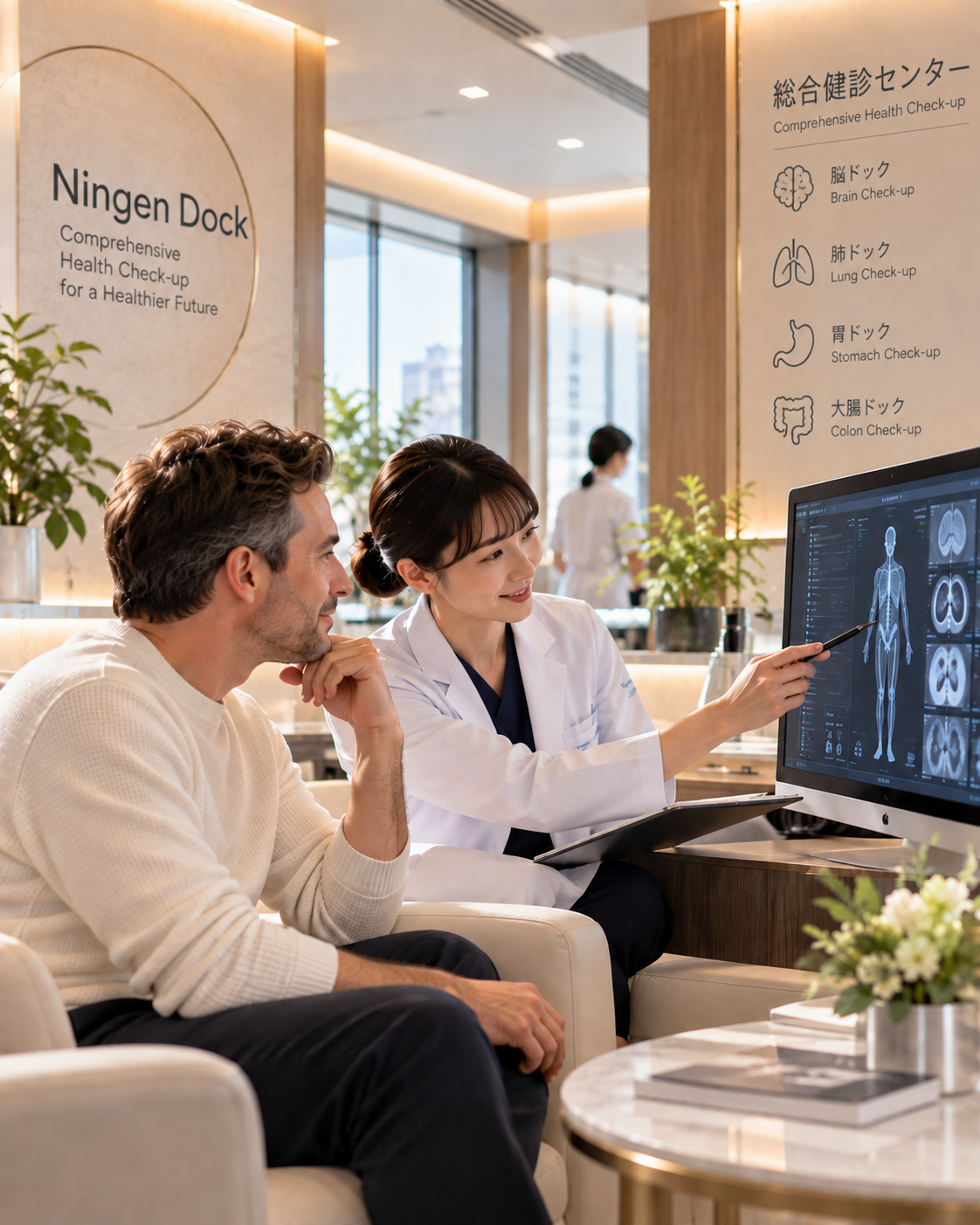 Japan preventive healthcare — calm clinic environment