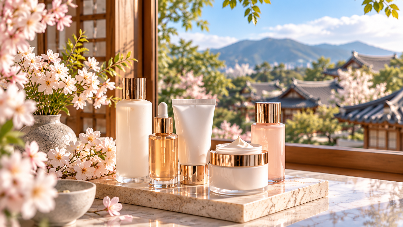 Korean skincare and beauty products