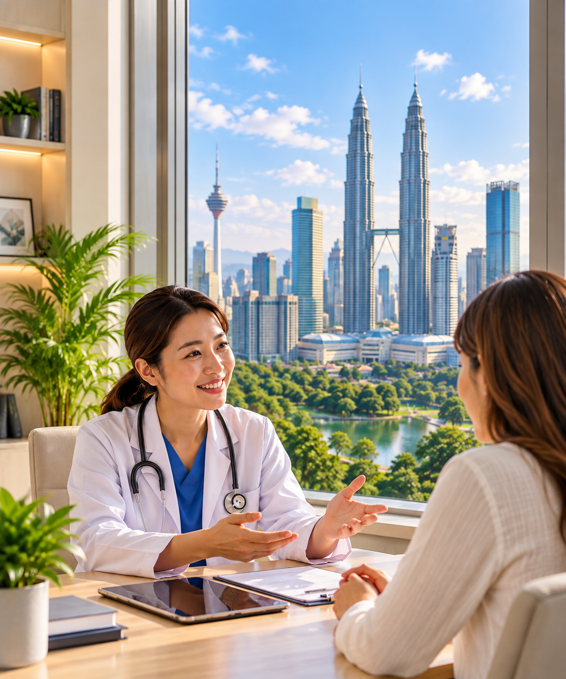 Malaysia — modern city skyline with lush greenery